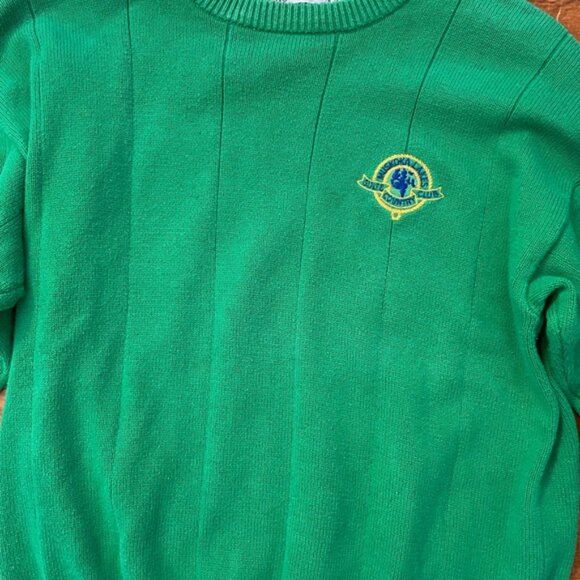 Vintage Muskoka Lakes Golf & Country Club Green Sweater - Picture 6 of 10